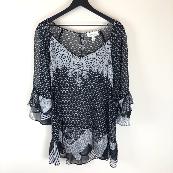 Jessica Simpson | Sheer Maternity Blouse - Picture 1 of 4